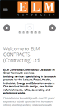 Mobile Screenshot of elmcontracts.com